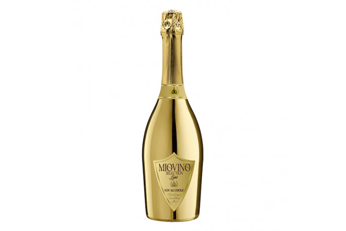 MIOVINO 0,0% Selection Gold 0,75L - Prémiový nealkoholický šumivý nápoj 0,0% alk.