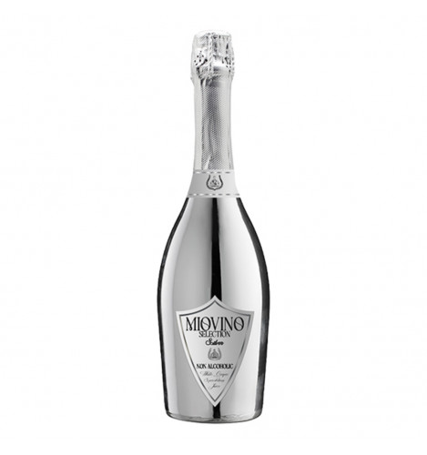MIOVINO 0,0% Selection Silver 0,75L - Prémiový nealkoholický šumivý nápoj 0,0% alk.