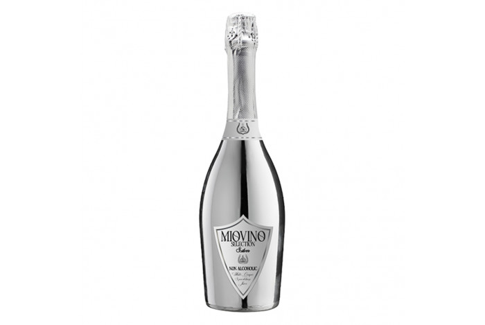 MIOVINO 0,0% Selection Silver 0,75L - Prémiový nealkoholický šumivý nápoj 0,0% alk.