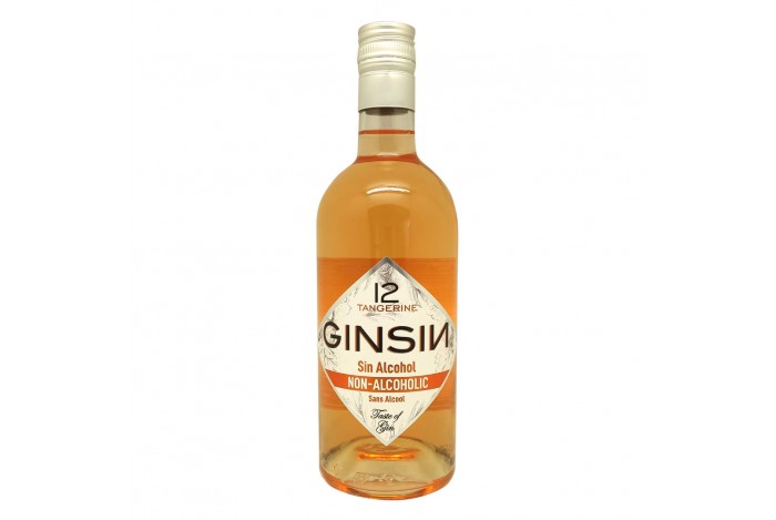 GINSIN PREMIUM Tangerine 0,70L - Nealkoholický bezlepkový destilát 0,0% alk.