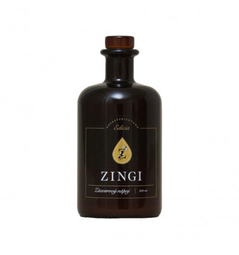 ZINGI (NEPASTERIZOVANÁ EDICE) 0,50L - Nealkoholický zázvorový nápoj 0,0% alk.