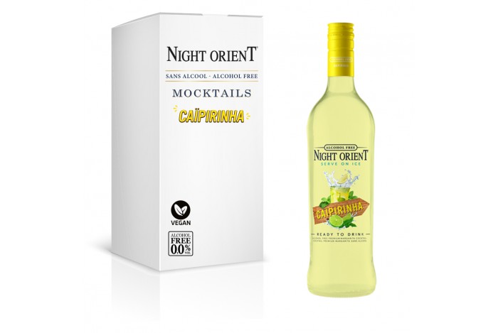 Night Orient Caïpirinha 0,70L - Nealkoholický vegan koktejl 0,0% alk.