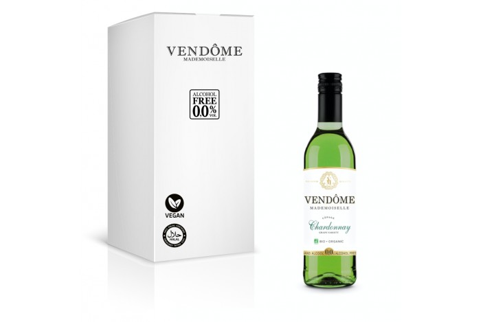 Vendôme Mademoiselle Chardonnay 0,375L - Nealkoholické bílé tiché víno 0,0% alk.