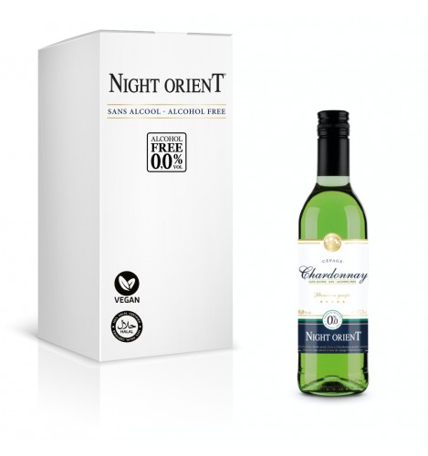 Night Orient Chardonnay 0,375L - Nealkoholické bílé tiché víno 0,0% alk.