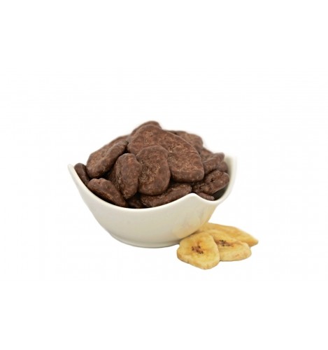 Banán plátky v mléčné čokoládě 1000g