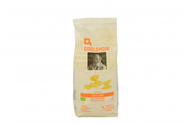 Těstoviny farfalle semolinové Bio 500g