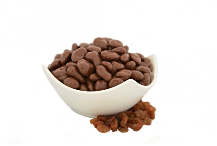 Rozinky v mléčné čokoládě 1000g