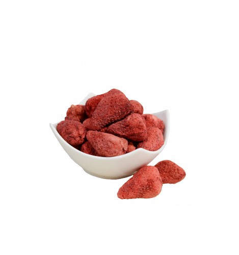 Jahody lyofilizované celé 100g