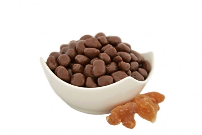 Zázvor v mléčné čokoládě 1000g